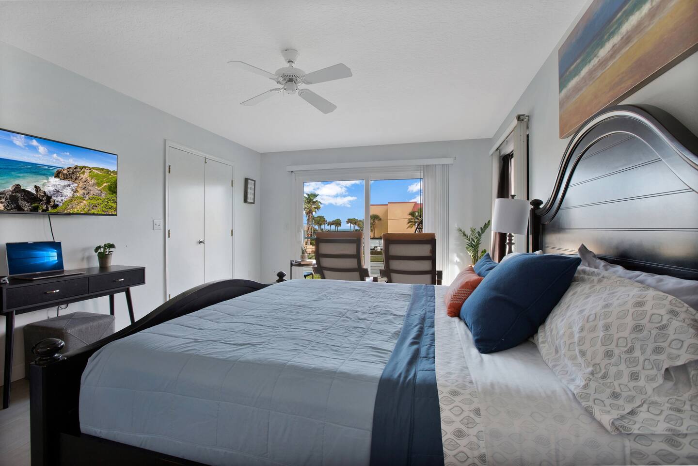 Cozy Beach Retreat — Main bedroom