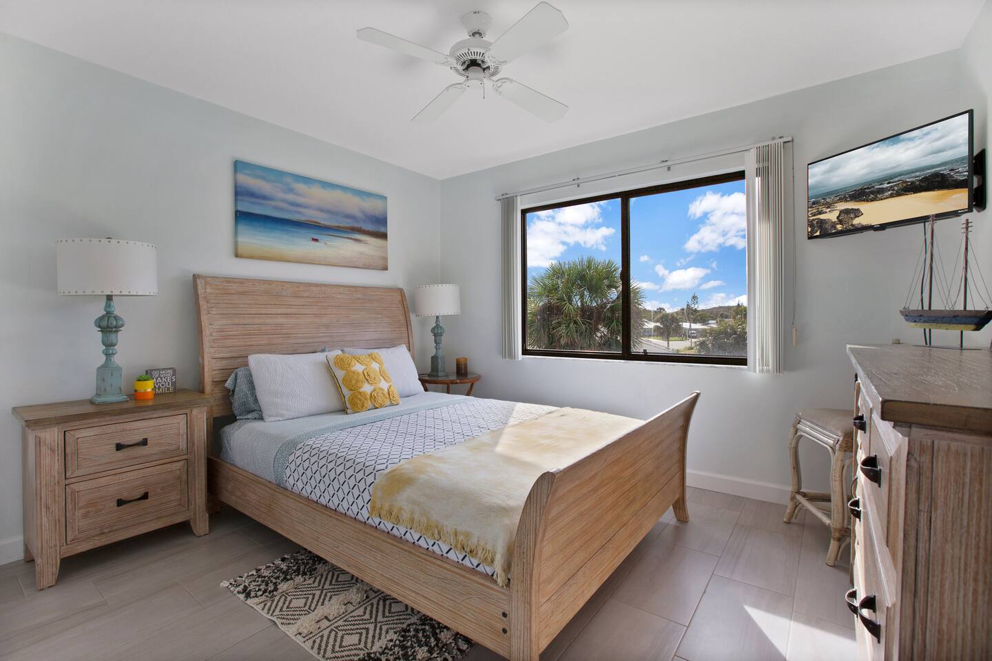 Cozy Beach Retreat — Guest bedroom